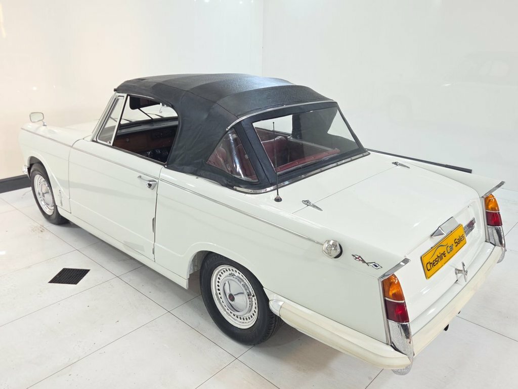 Triumph Herald Convertible White #5