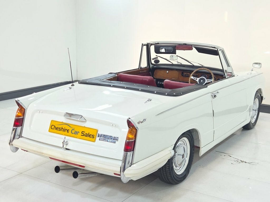 Triumph Herald Convertible White #2