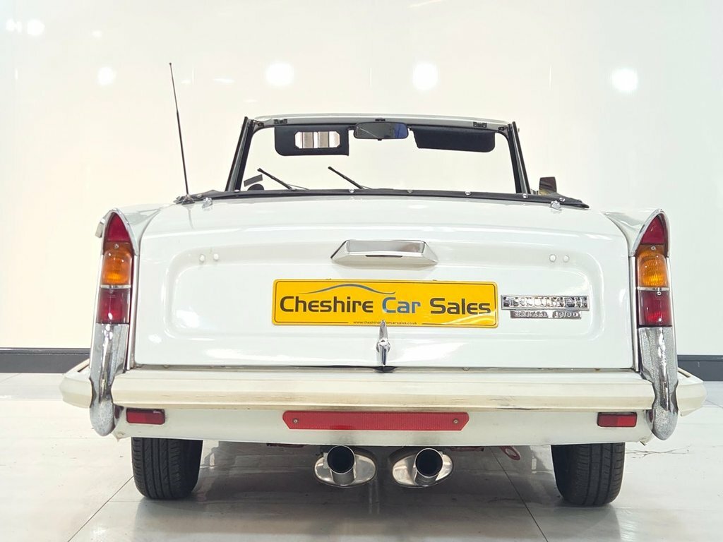 Triumph Herald Convertible White #4