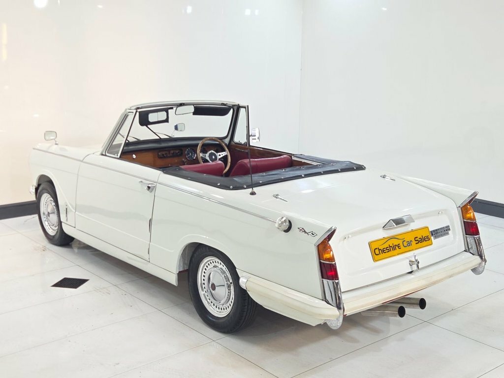 Triumph Herald Convertible White #6