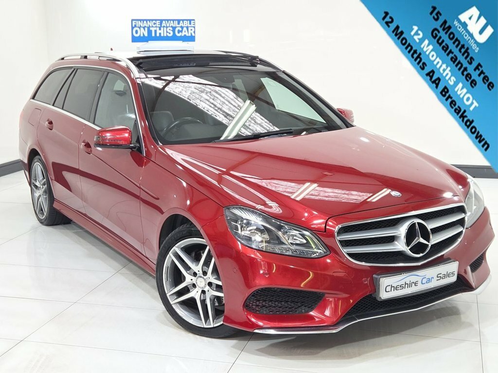 Mercedes-Benz E Class 2.1L Amg Sport Red