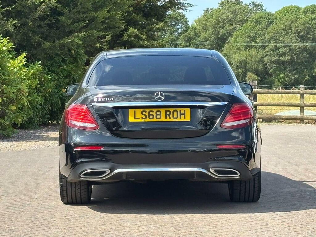 Mercedes-Benz E Class Saloon 2.0 E220d Amg Line G-tronic Euro 6 Ss 4 LS68ROH Black #6