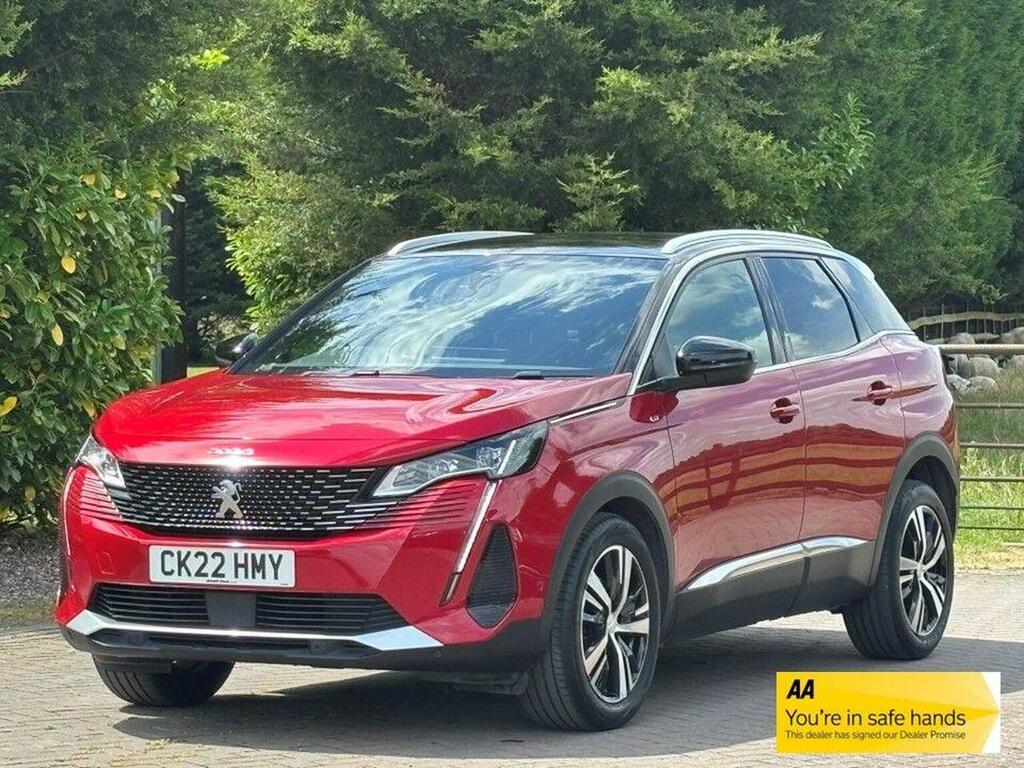 Peugeot 3008 1.5 Bluehdi Gt Eat Euro 6 Ss Red