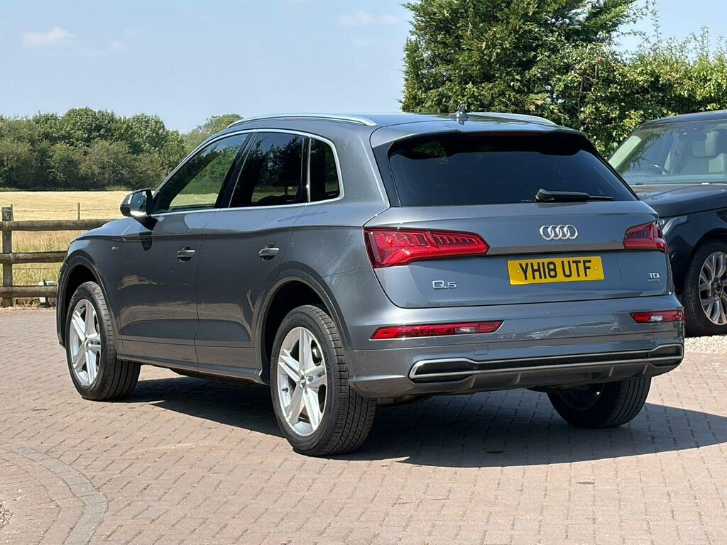 Audi Q5 Suv 2.0 Tdi S Line S Tronic Quattro Euro 6 Ss 5 YH18UTF Grey #5