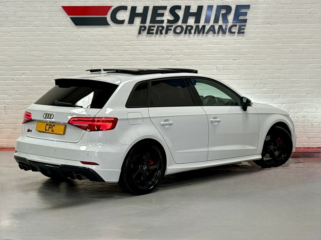 Audi S3 Hatchback 2.0 Tfsi Black Edition - Panroofbla FN18ACF White #4