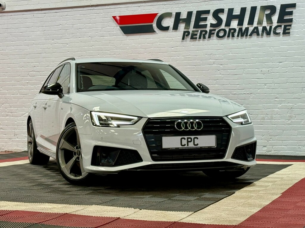 Audi A4 Avant Estate 2.0 Tfsi 35 Black Edition - 1 Owner19s White