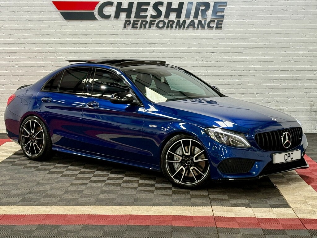 Mercedes-Benz C Class Saloon 3.0 C43 V6 Amg - Night Packpanroof19s Blue #2