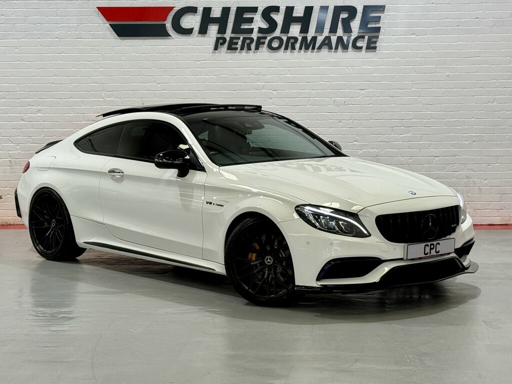 Mercedes-Benz C Class Coupe 4.0 C63 V8 Biturbo Amg - Panroof20smem PL66WRG White #2