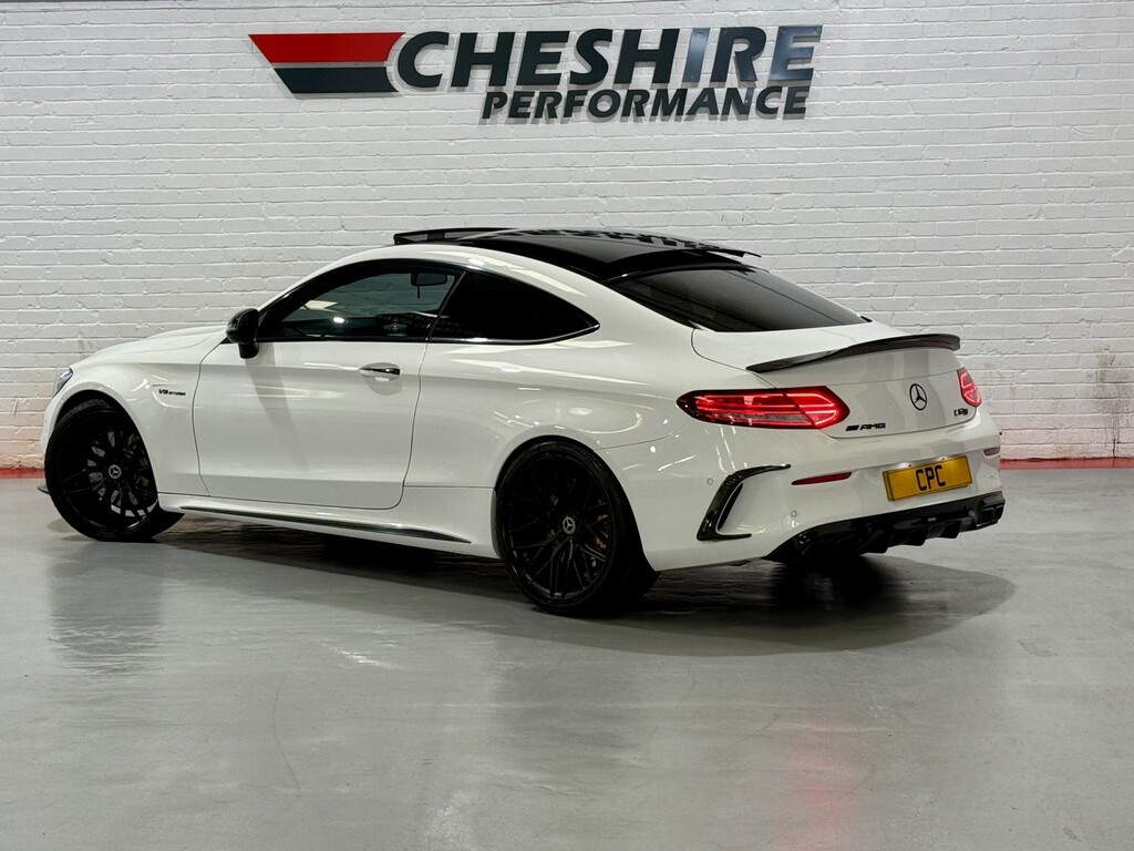 Mercedes-Benz C Class Coupe 4.0 C63 V8 Biturbo Amg - Panroof20smem PL66WRG White #6