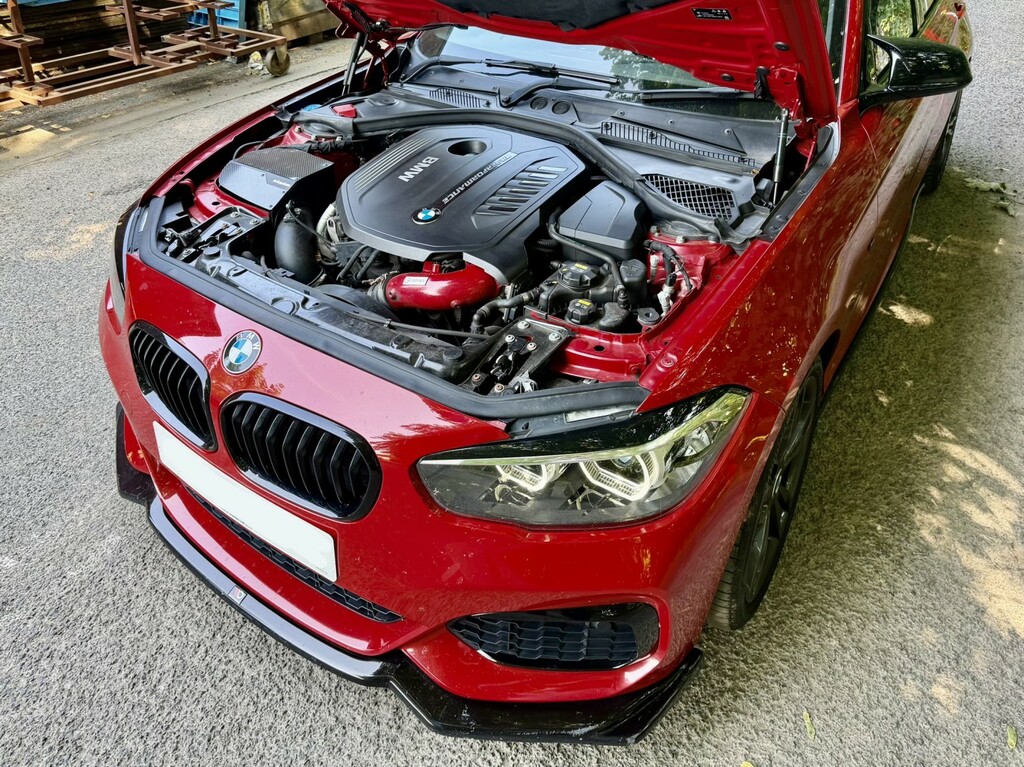 BMW 1 Series Hatchback 3.0 M140i Shadow Edition 5-Door Stage2pl CJ06KER Red #4