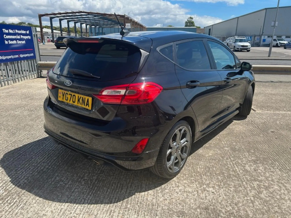 Ford Fiesta 1.0T Ecoboost St-line Edition Hatchback YG70KNA Black #3