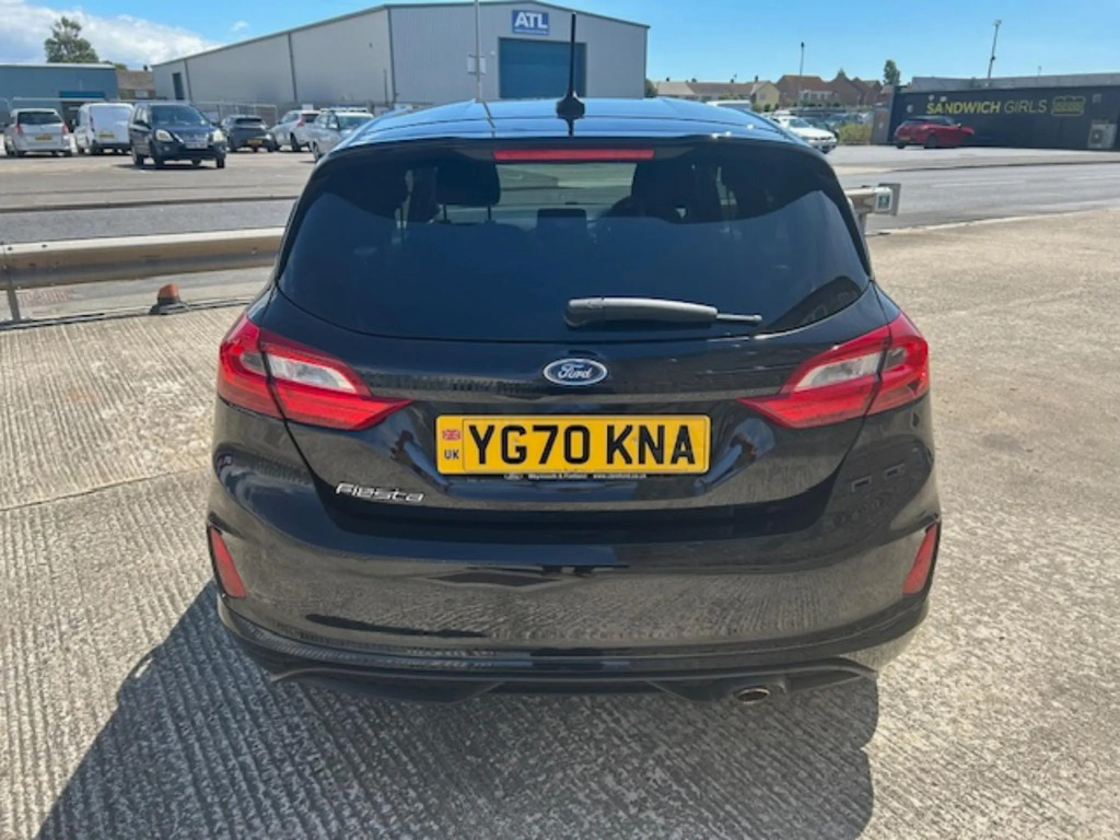 Ford Fiesta 1.0T Ecoboost St-line Edition Hatchback YG70KNA Black #4