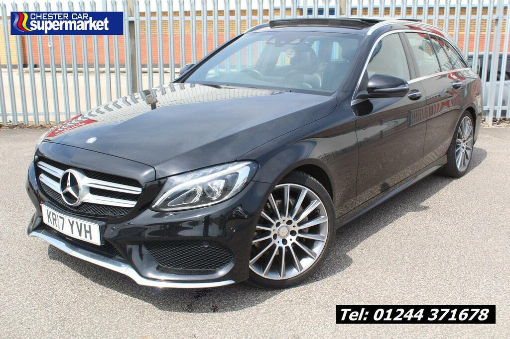 Mercedes-Benz C Class Estate 2.1 C220d Amg Line Premium G-tronic Euro Black
