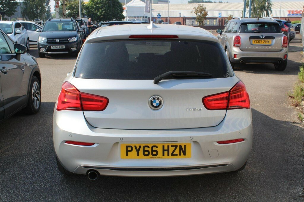 BMW 1 Series Hatchback 2.0 118D Sport Euro 6 Ss 201666 Silver #5