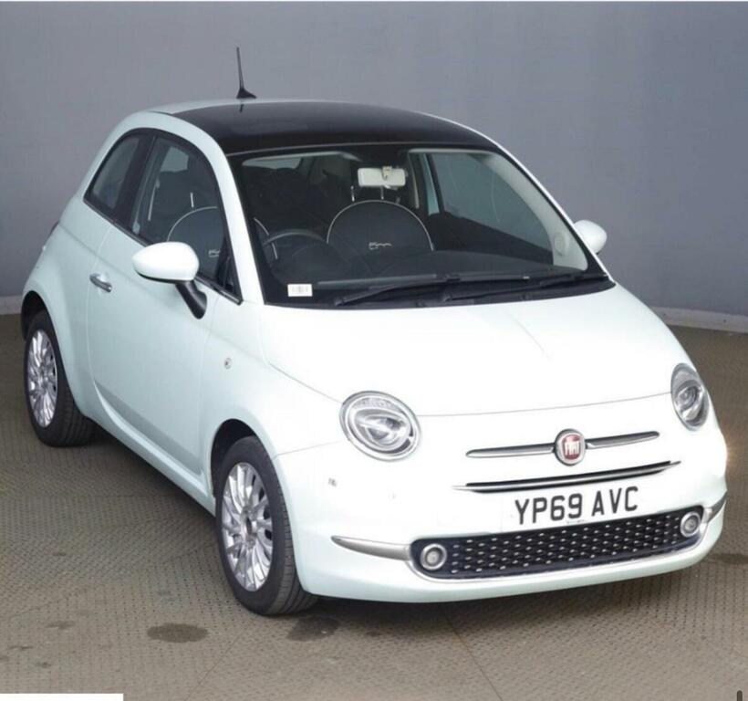 Fiat 500 Hatchback 1.2 Lounge Euro 6 Ss 201969 YP69AVC Green