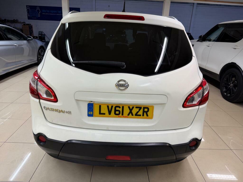 Nissan Qashqai+2 1.6 N-tec 2Wd Euro 5 White #5