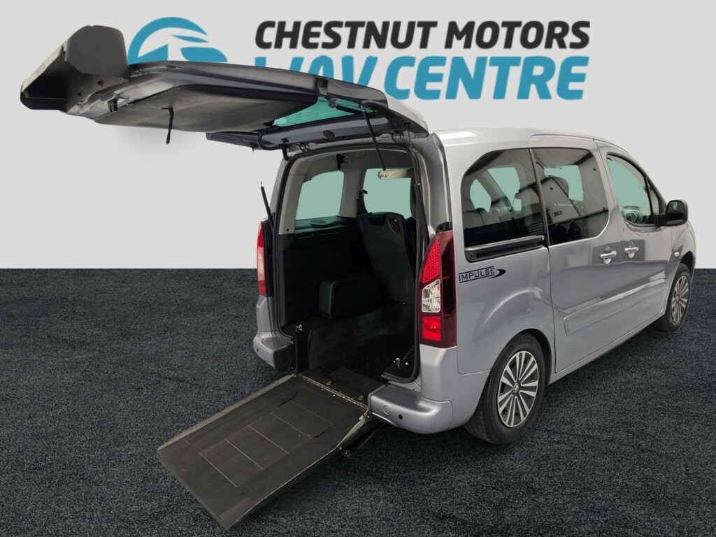 Peugeot Partner Tepee Wav Wheelchair Access Passenger Up Front 3 Se Grey