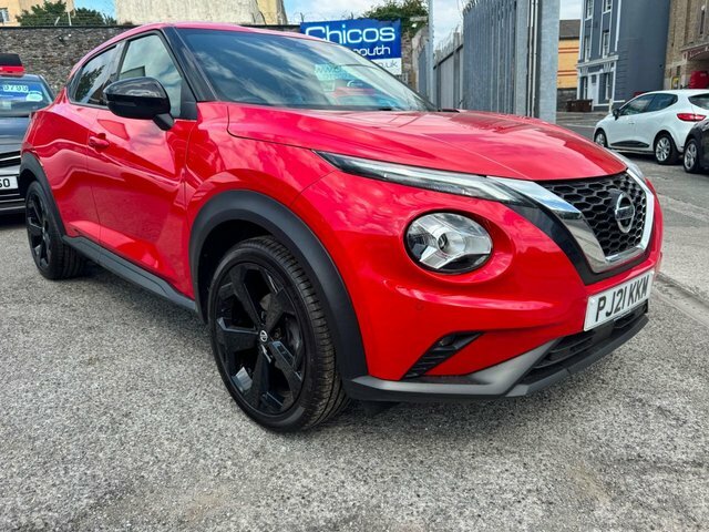 Nissan Juke 2021 1.0 Dig-t Tekna Suv Euro 6 PJ21KKM Red