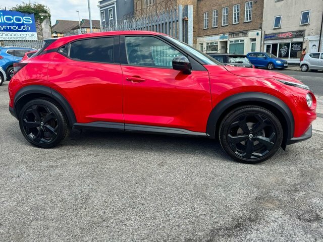 Nissan Juke 2021 1.0 Dig-t Tekna Suv Euro 6 PJ21KKM Red #5