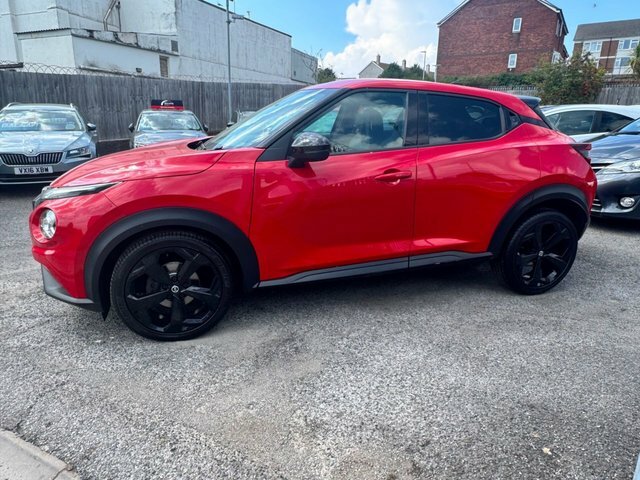 Nissan Juke 2021 1.0 Dig-t Tekna Suv Euro 6 PJ21KKM Red #4