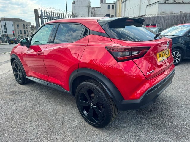 Nissan Juke 2021 1.0 Dig-t Tekna Suv Euro 6 PJ21KKM Red #6