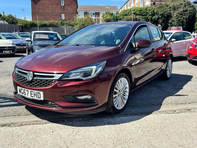 Vauxhall Astra 2017 1.4I Turbo Elite Hatchback Eu WG67EHD Red #2