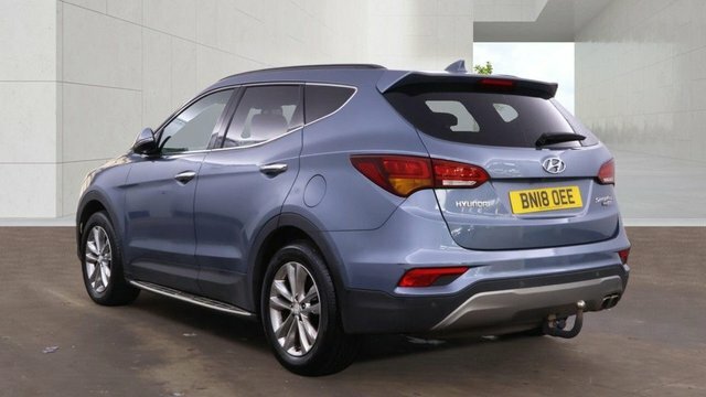 Hyundai Santa Fe 2018 2.2 Crdi Blue Drive Premium Suv Ma Blue #3