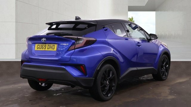 Toyota C-Hr 2019 1.8 Vvt-h Dynamic Suv Hybrid Cvt E Blue #3