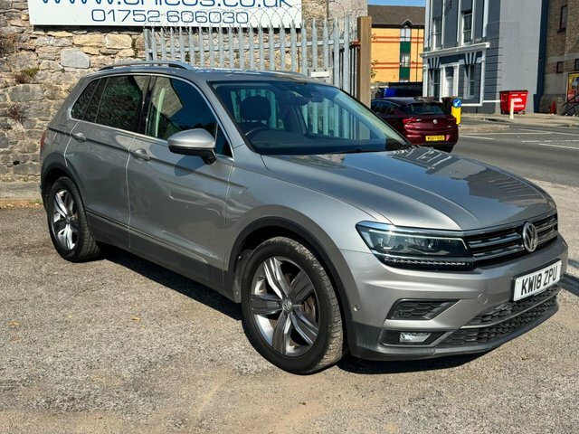 Volkswagen Tiguan 2018 2.0 Tdi Sel Suv Dsg Euro 6 Ss KW18ZPU Silver