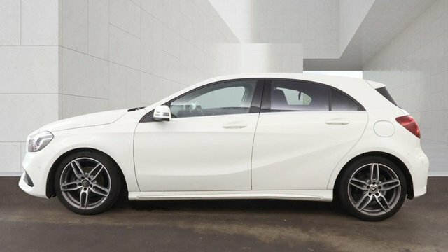 Mercedes-Benz A Class 2017 1.6 A160 Amg Line Premium Hatchback Pet White #3