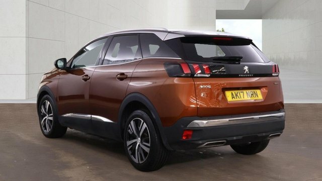 Peugeot 3008 2017 1.6 Bluehdi Gt Line Suv Eur Brown #4