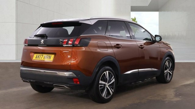 Peugeot 3008 2017 1.6 Bluehdi Gt Line Suv Eur Brown #3