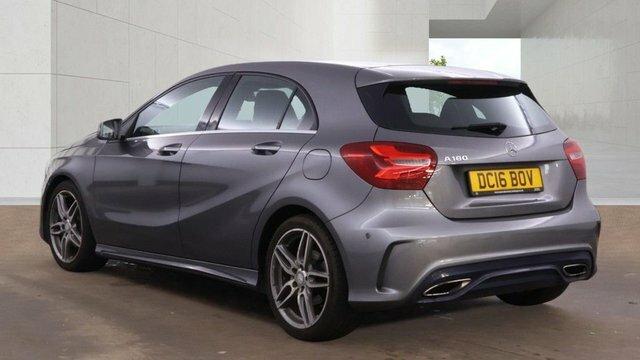 Mercedes-Benz A Class 2016 1.6 A180 Amg Line Premium Hatchback Pet Grey #3