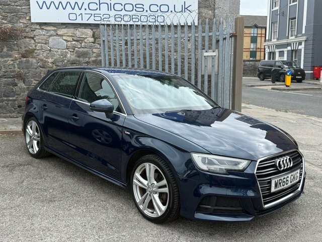 Audi A3 2016 1.4 Tfsi Cod S Line Sportback Manu Blue