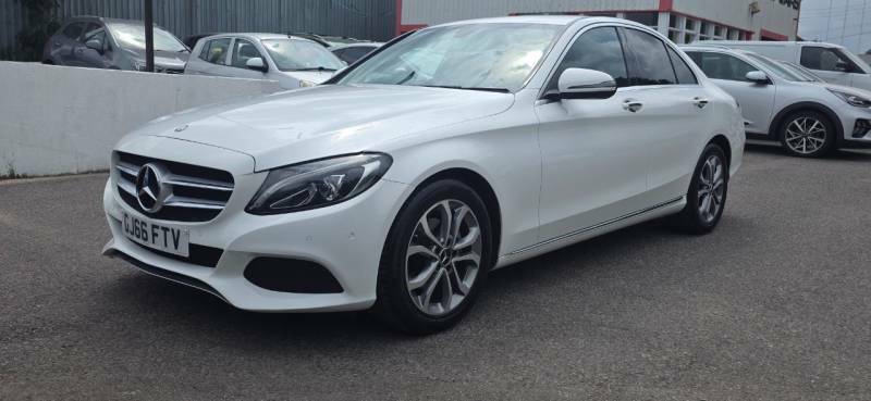 Mercedes-Benz C Class C200d Sport White #2