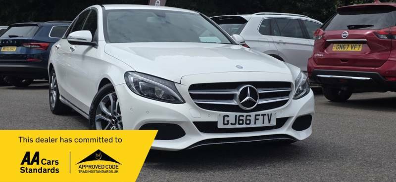Mercedes-Benz C Class C200d Sport White