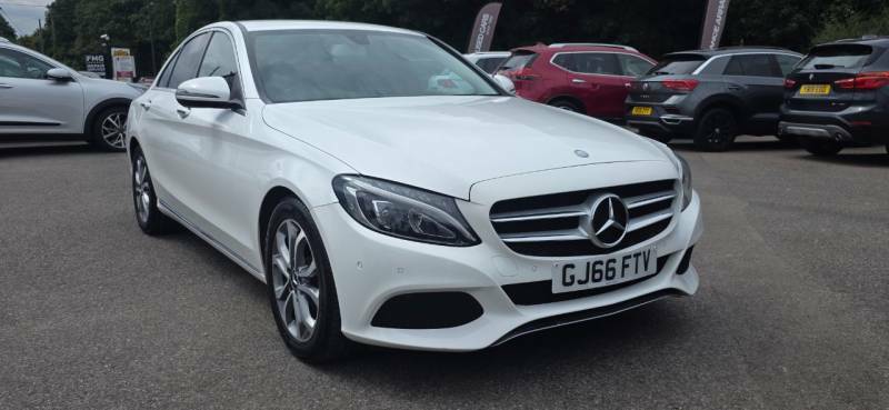 Mercedes-Benz C Class C200d Sport White #3
