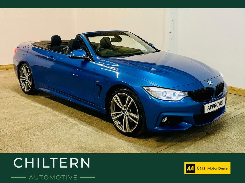 BMW 4 Series 2.0 428I M Sport Convertible Blue #2