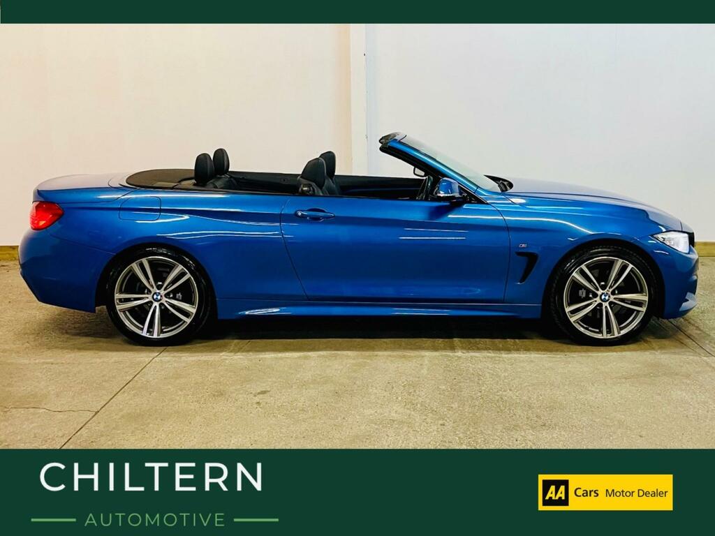 BMW 4 Series 2.0 428I M Sport Convertible Blue #3