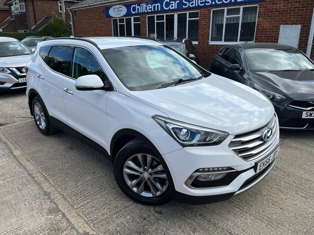 Hyundai Santa Fe 2.2 Crdi Blue Drive Premium 4Wd Euro 6 Ss EK66JBY White #5