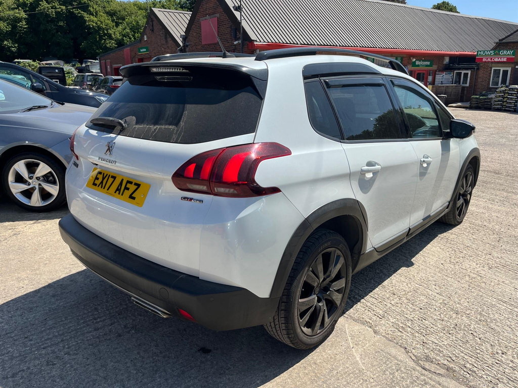Peugeot 2008 1.2 Puretech Gt Line Eat Euro 6 Ss White #6