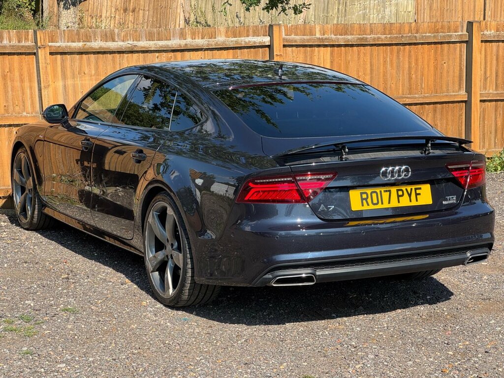 Audi A7 3.0 Tdi V6 Black Edition Sportback S Tronic Quattr Blue #4