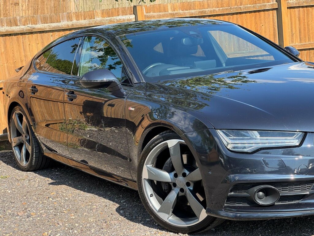 Audi A7 3.0 Tdi V6 Black Edition Sportback S Tronic Quattr Blue #6