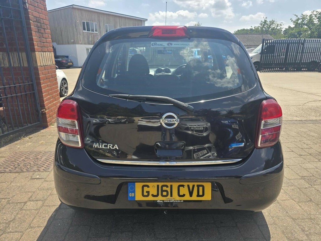 Nissan Micra 1.2 12V Acenta Euro 5 Black #6