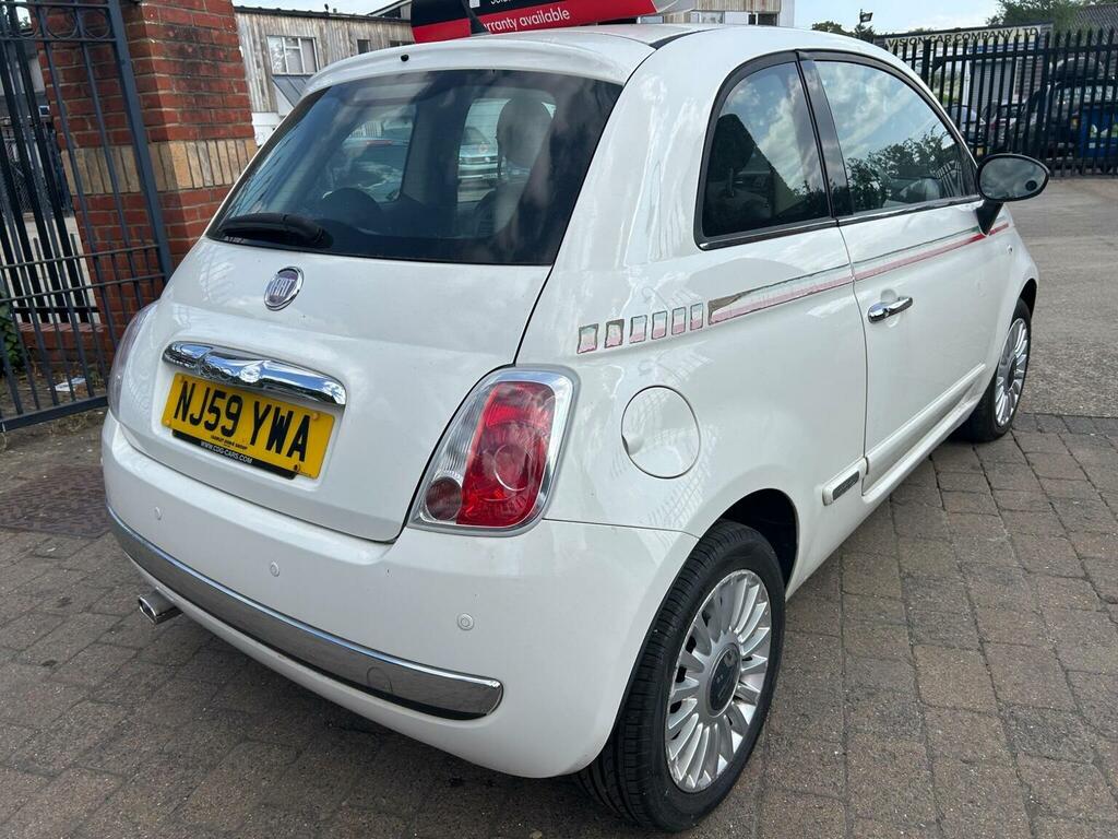 Fiat 500 1.2 Lounge Euro 5 Ss White #4