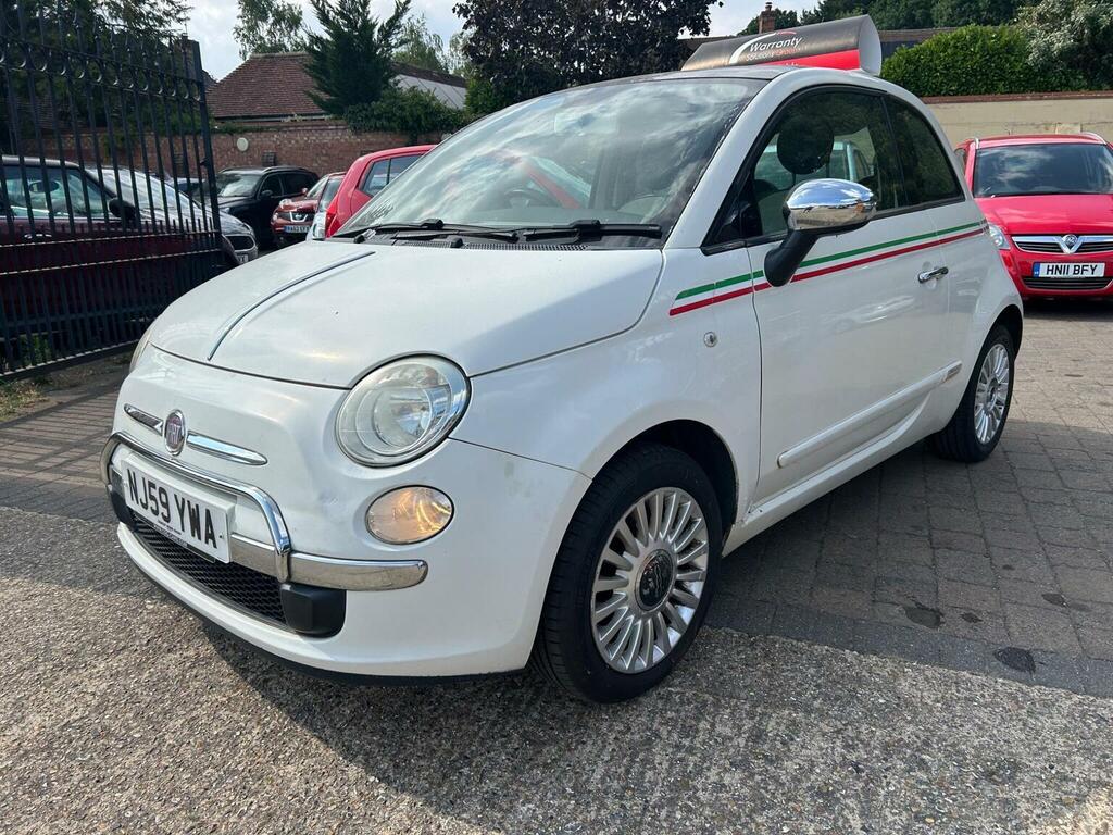 Fiat 500 1.2 Lounge Euro 5 Ss White