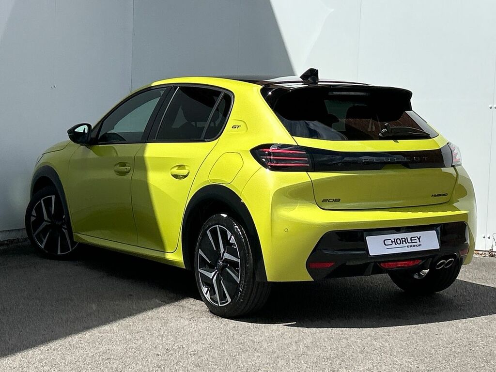 Peugeot 208 1.2 Hybrid Gt Hatchback Hybrid E-dsc6 E Yellow #3