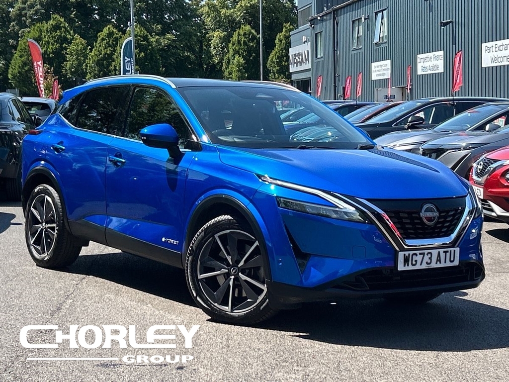 Nissan Qashqai 1.5 H E-power Tekna Suv Hybrid Eur WG73ATU Blue