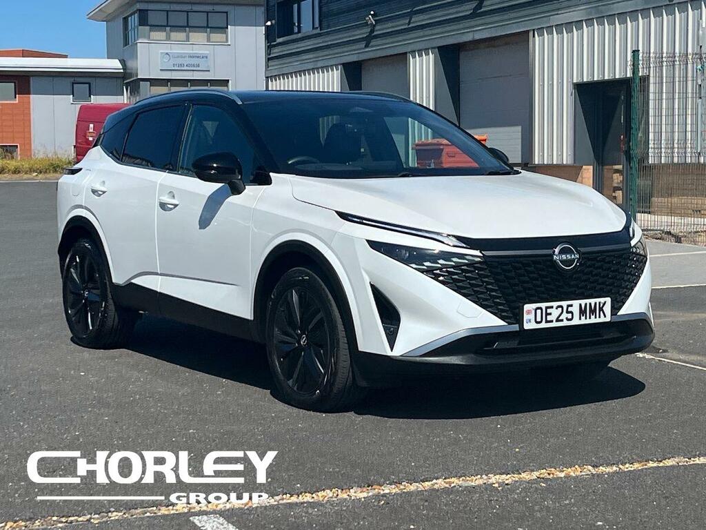 Nissan Qashqai 1.3 Dig-t Mhev Tekna Suv Hybrid Xtron E White