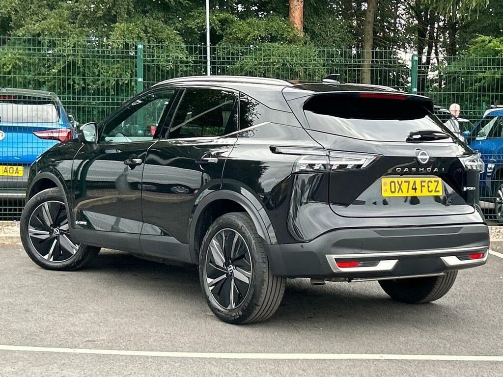 Nissan Qashqai 1.5 H E-power Tekna Suv Hybrid Eur OX74FCZ Black #3